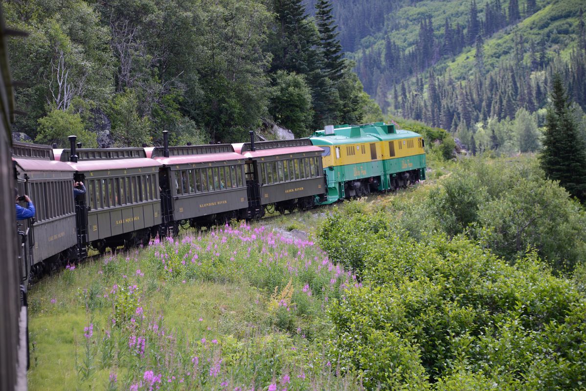 22A The White Pass and Yukon Route Train On Its Way To Skagway